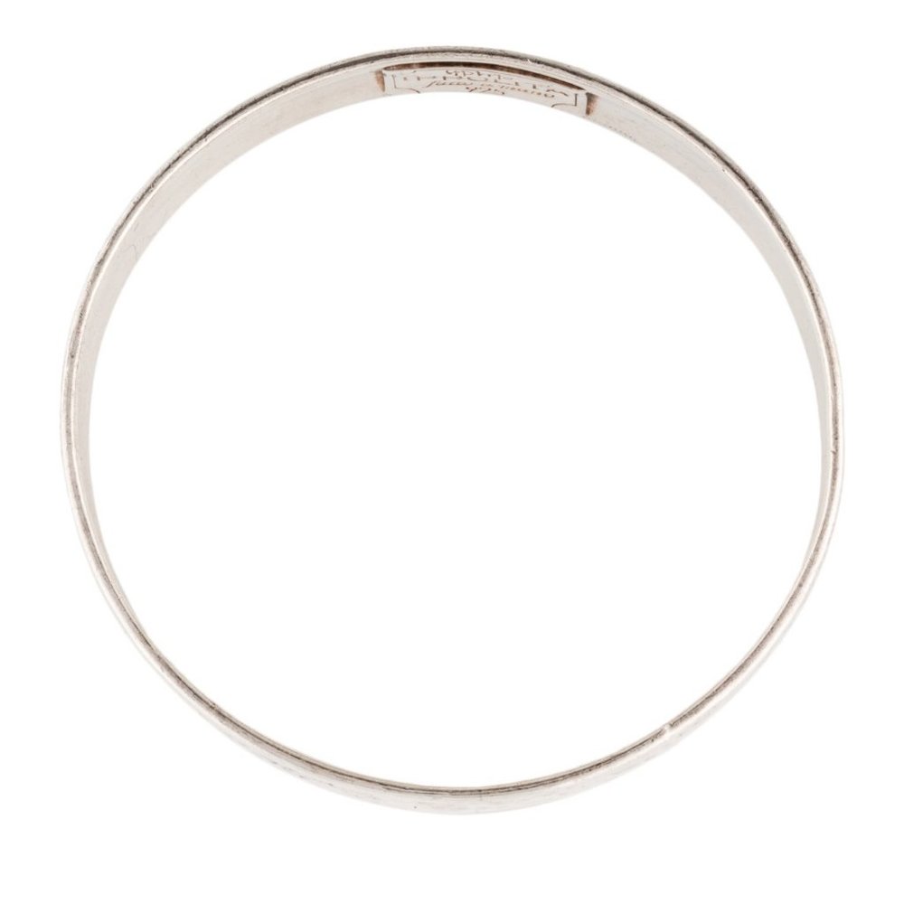 IPPOLITA STERLING SILVER 925 HAMMERED GODDESS BANGLE BRACELET - Picture 4 of 6